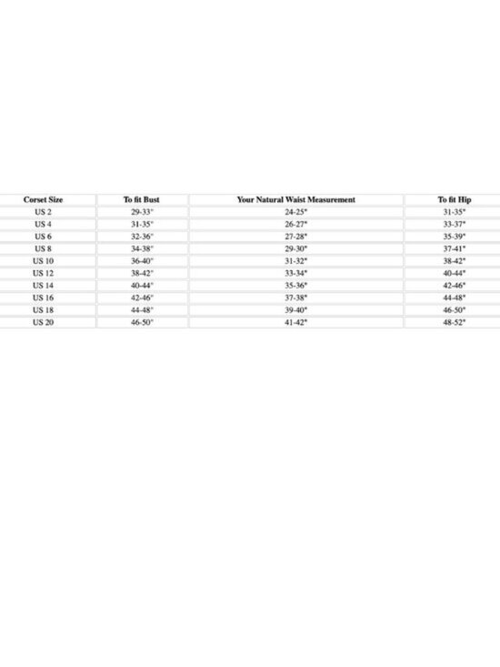 EU Steel Boned Waist Trainer Longline Overbust Corset White Satin US 2 NWT - Picture 10 of 10